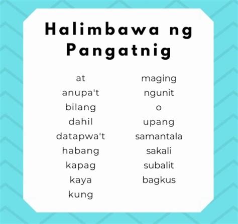PANGATNIG: Ano ang Pangatnig, Halimbawa ng .